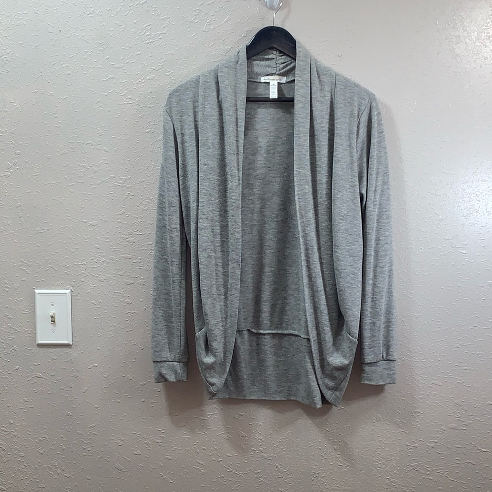 Gray cardigan fall layering  size medium